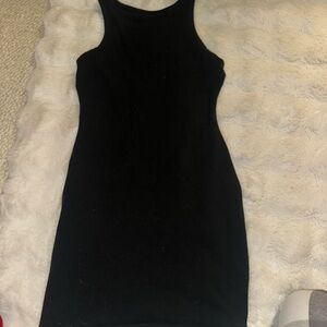 Elegant Black Sleeveless Dress